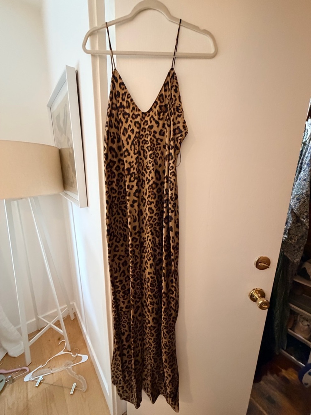 Banana Republic Leopard Print Maxi Dress - Brown & Black - Like New - Never Worn